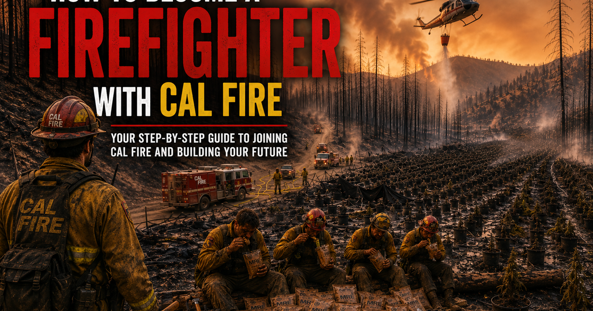 How to Become a Firefighter with CAL FIRE