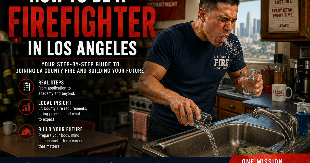 How to Become a Firefighter in Los Angeles