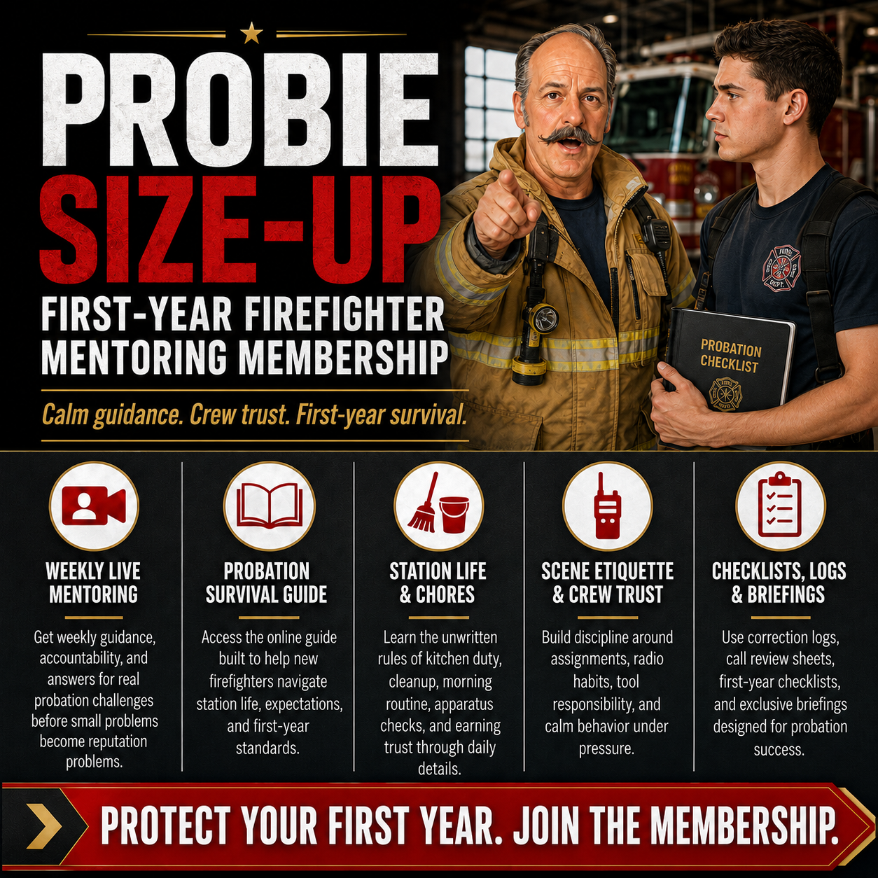 firefighter probation information and coaching