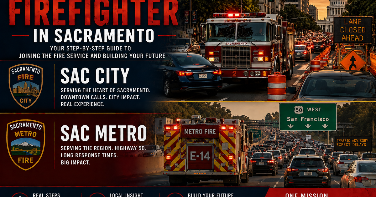 How to Become a Firefighter in Sacramento