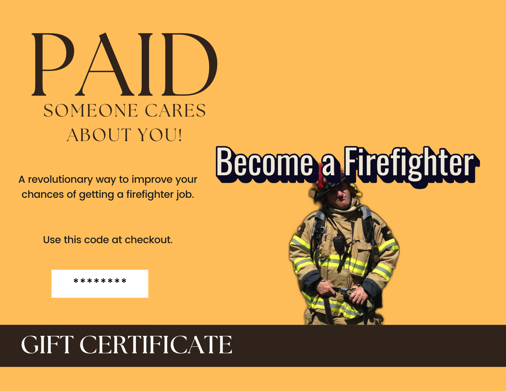 Gift "Become a Firefighter"